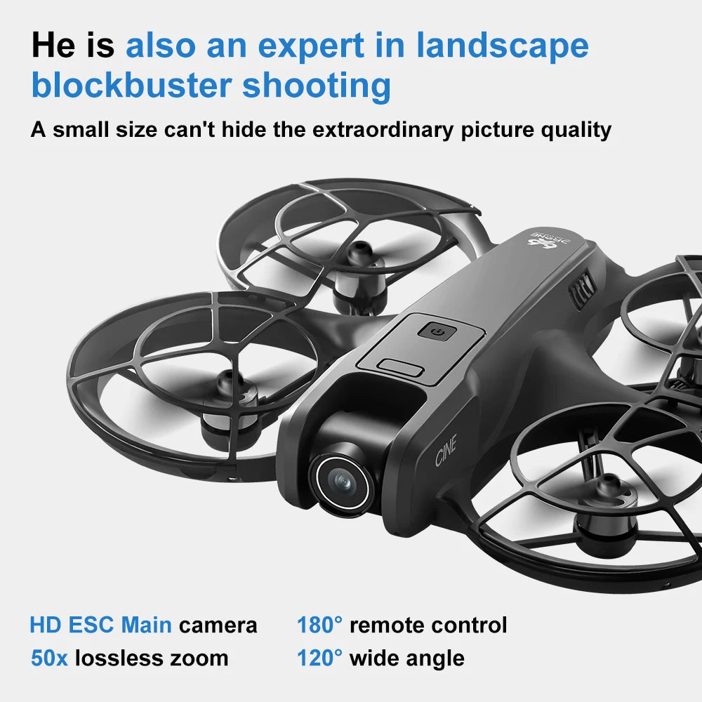 V666 Mini Drone 4K HD Camera FPV Quadcopter with Screen