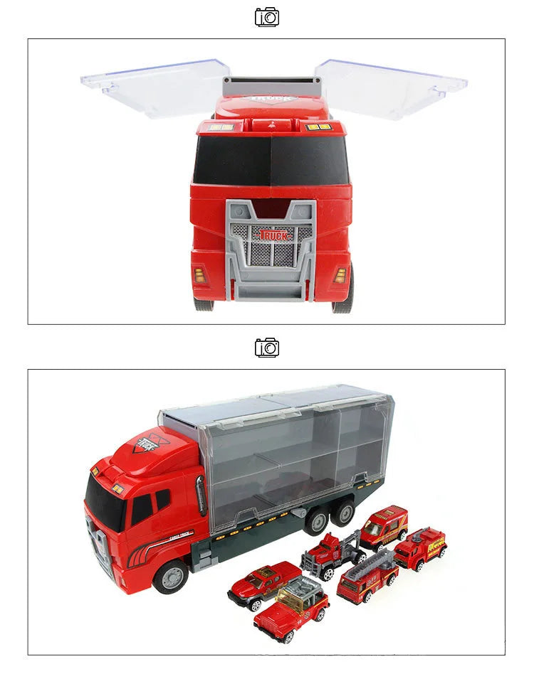 10-in-1 Construction Truck Toy Set – Die-Cast Vehicles for Kids