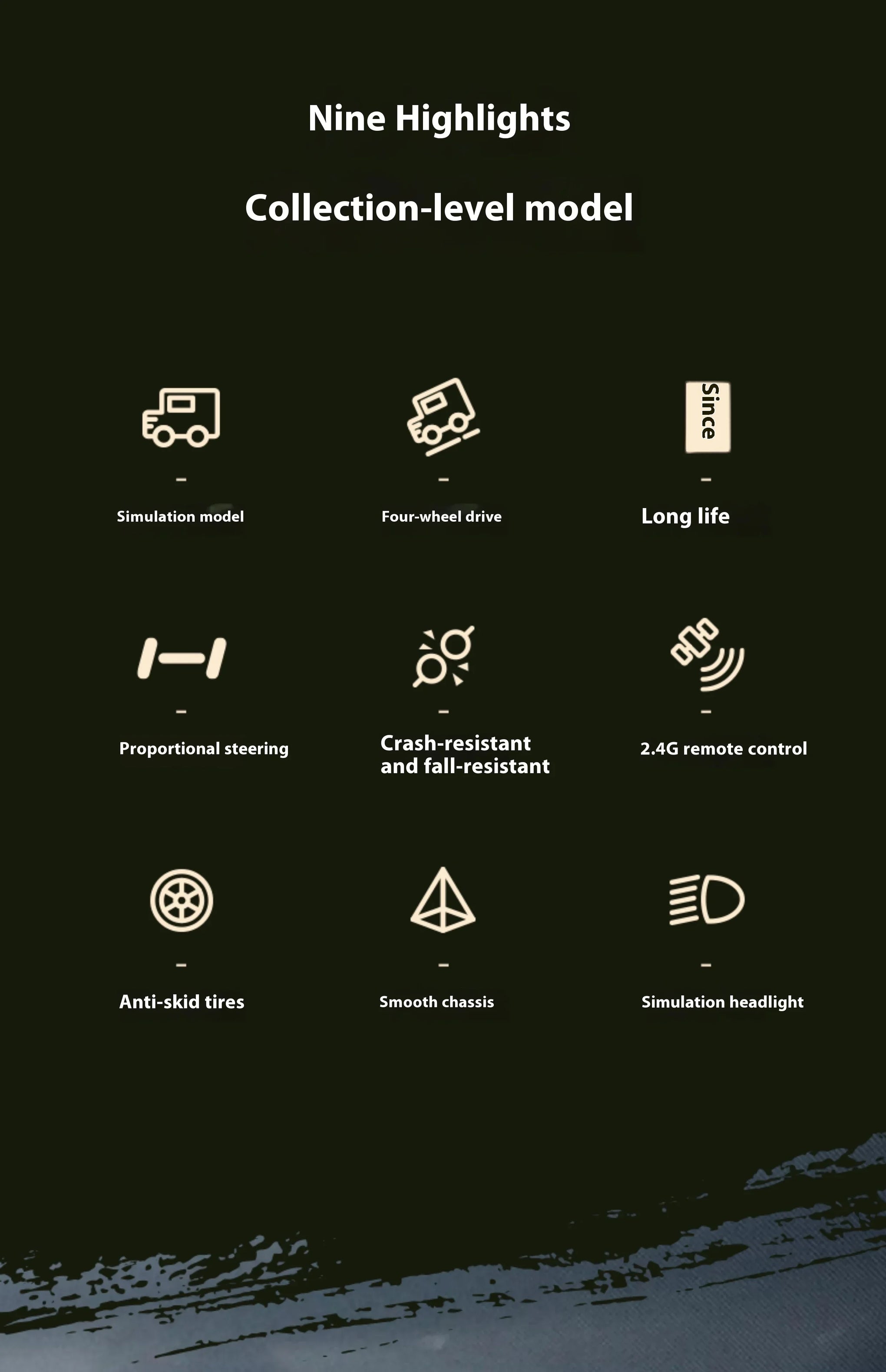 JJRC C8815 RC Jeep Willys 1/12 4WD Military Crawler Truck RTR