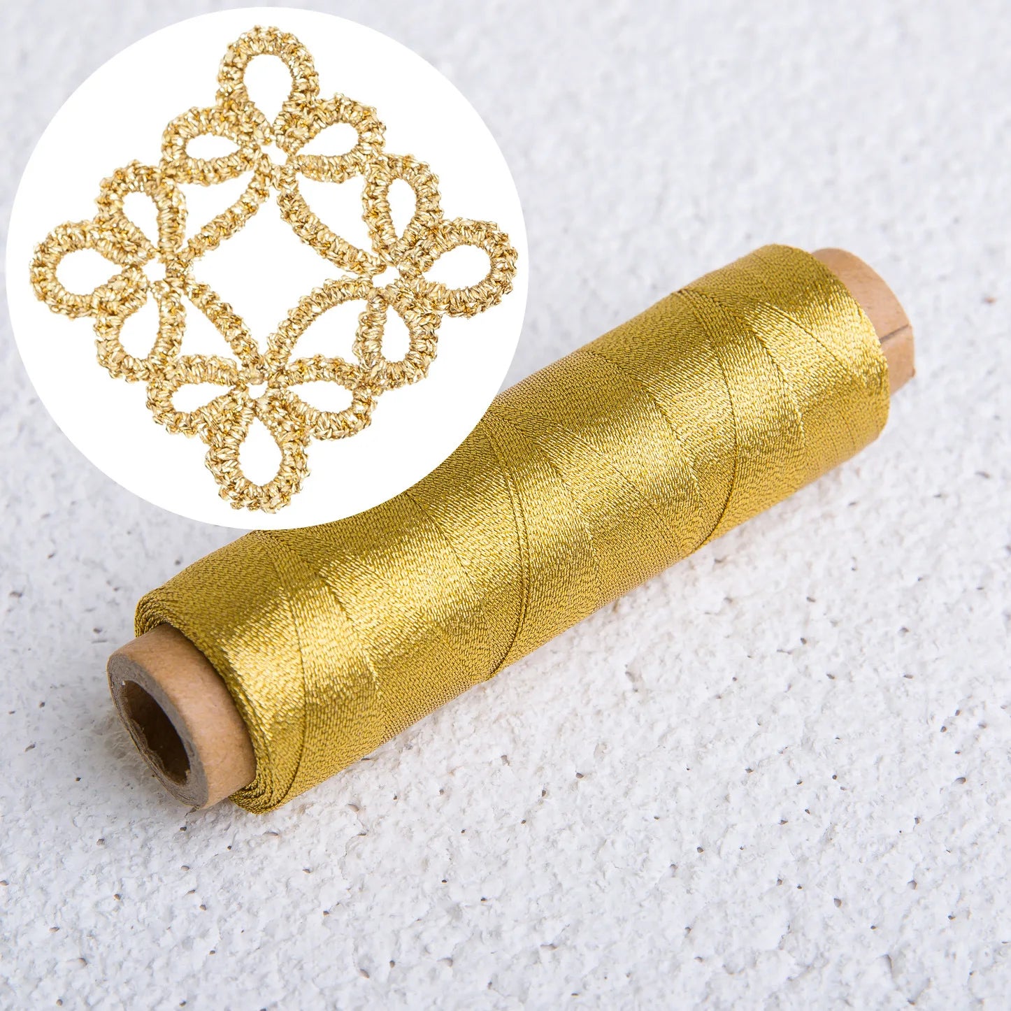200m Colorful Shiny Metallic Embroidery & Craft Thread