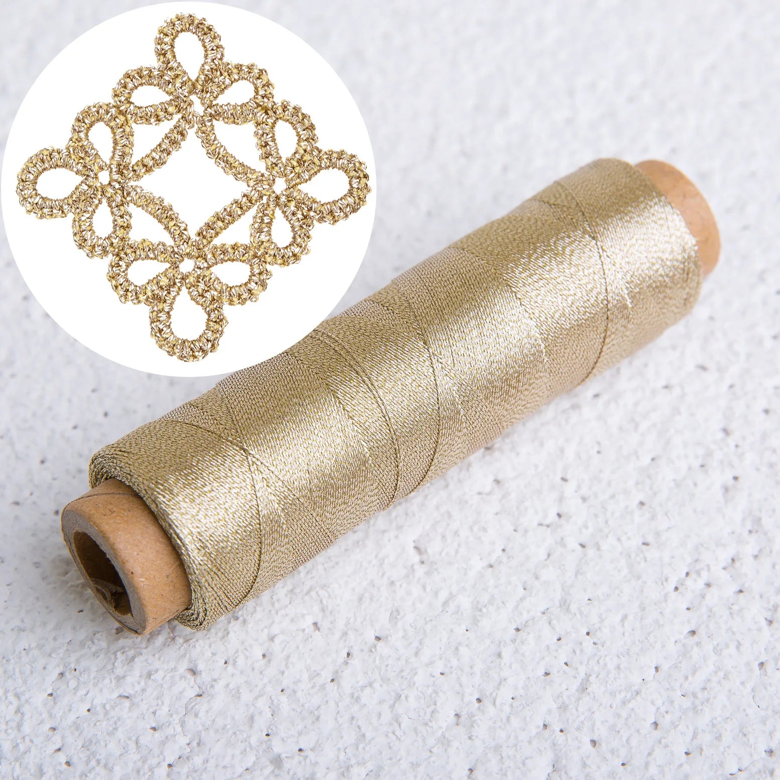 200m Colorful Shiny Metallic Embroidery & Craft Thread