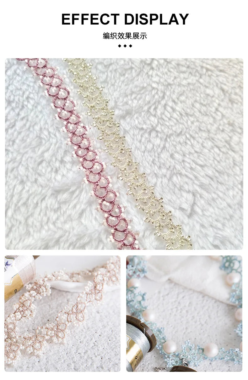 200m Colorful Shiny Metallic Embroidery & Craft Thread