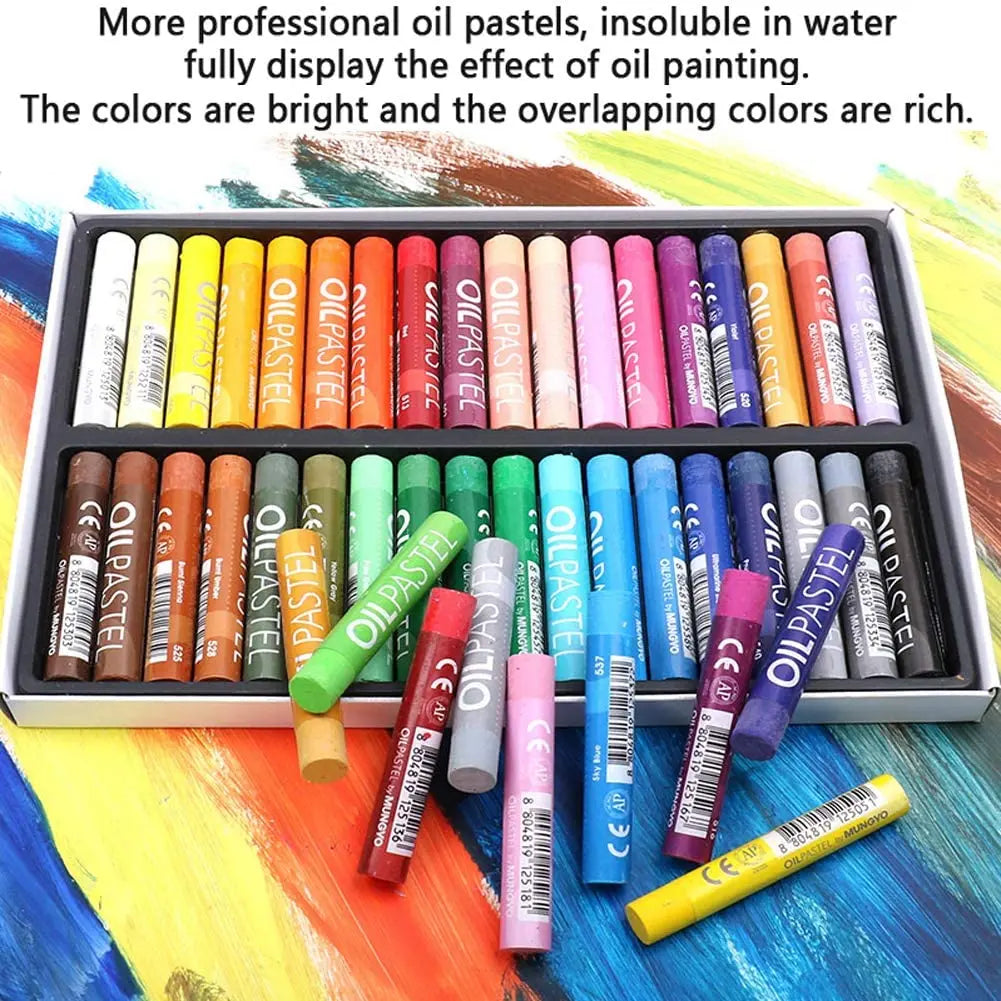 MUNGYO Artist Oil Pastels – Professional Non-Toxic Art Sticks
