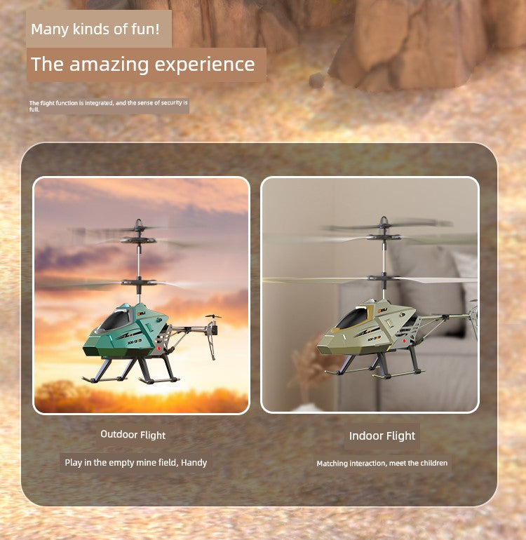 Large Alloy RC Aircraft Helicopter – Long Endurance UAV Toy