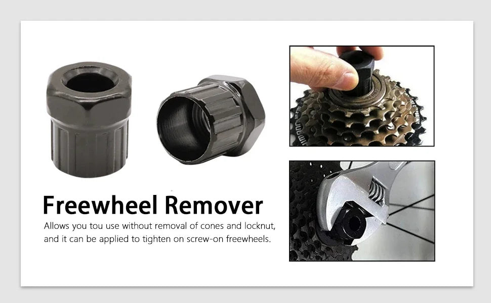 Bicycle Repair Tool Kit – Chain Breaker, Crank Puller, Pedal Remover, Bike Tools Set for MTB & Road Cycling