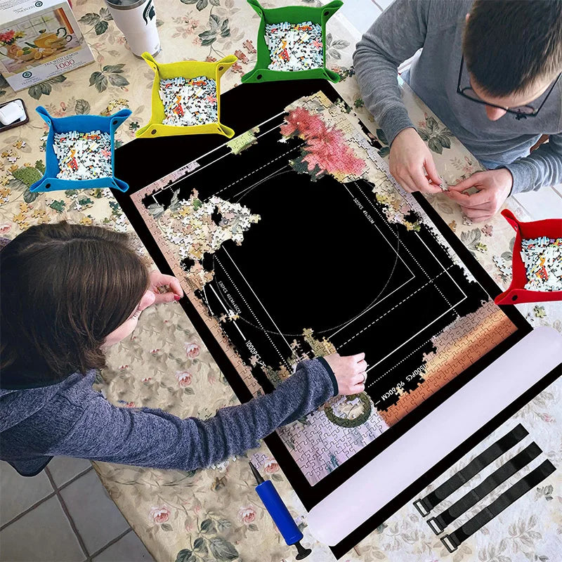 Puzzle Storage Mat – Roll-Up Bag for 1000–3000 Piece Puzzles