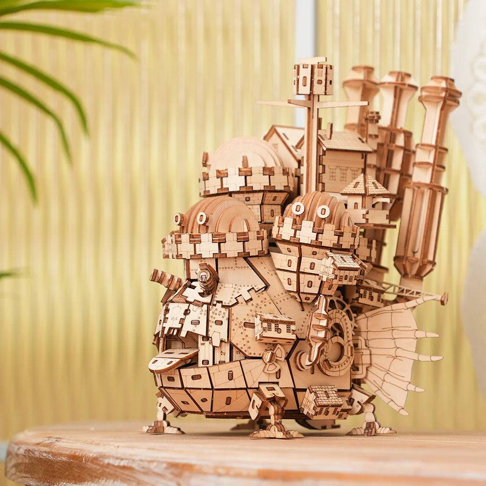 Creative Castle 3D Wooden Puzzle – DIY Model Kit for Kids & Adults