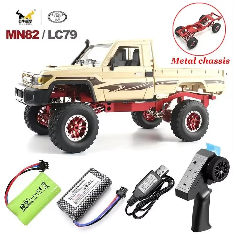MN82/MN82S 1/12 RC Car 4x4 Off-Road Crawler – Toyota Style