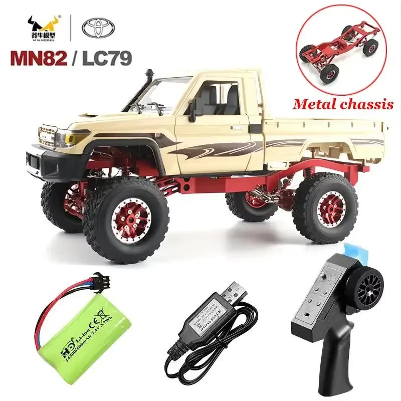 MN82/MN82S 1/12 RC Car 4x4 Off-Road Crawler – Toyota Style