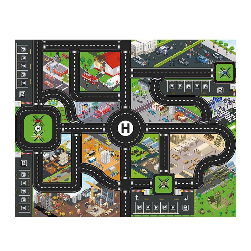 10-in-1 Construction Truck Toy Set – Die-Cast Vehicles for Kids