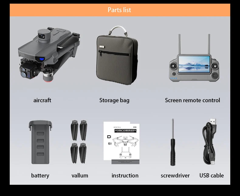 KY-001 PRO Hang 800g GPS Drone – 8K Camera, 3-Axis Gimbal, 20KM Range